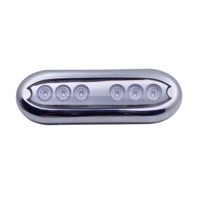 Luz de navegación subacuática de luces LED marinas impermeables 12V RGBW para barco